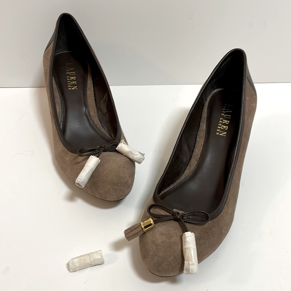 LAUREN by Ralph Lauren Brown Wedge heels